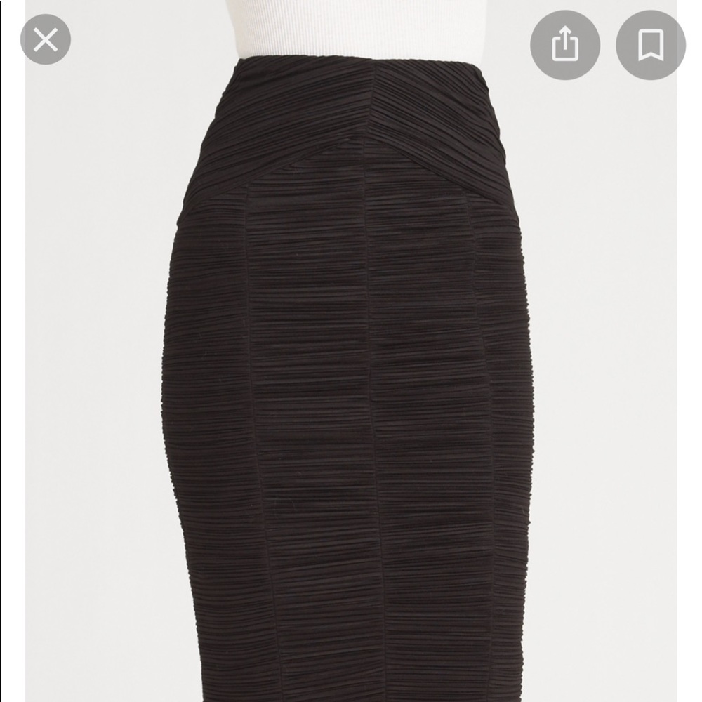 Burberry prorsum ruched skirt